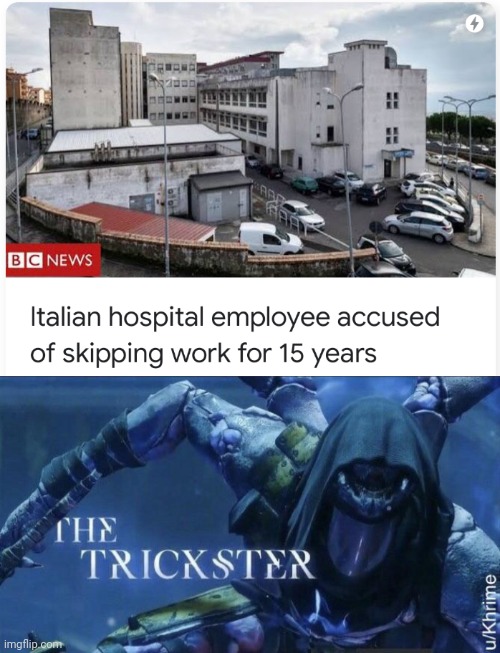 That's a lot of days off | image tagged in the trickster,sneak 100,funny,news,breaking news | made w/ Imgflip meme maker