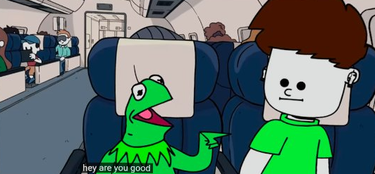High Quality Kermit are you good Blank Meme Template