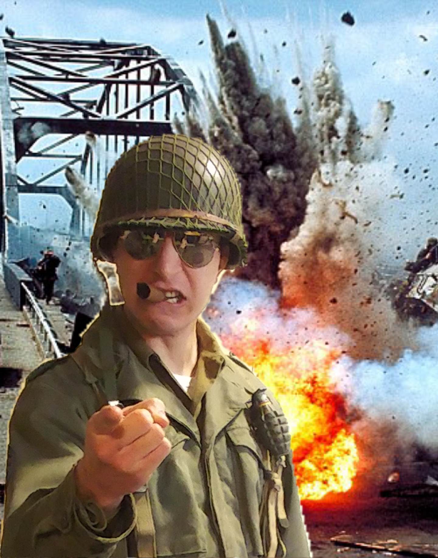 The Sarge (2) Blank Meme Template