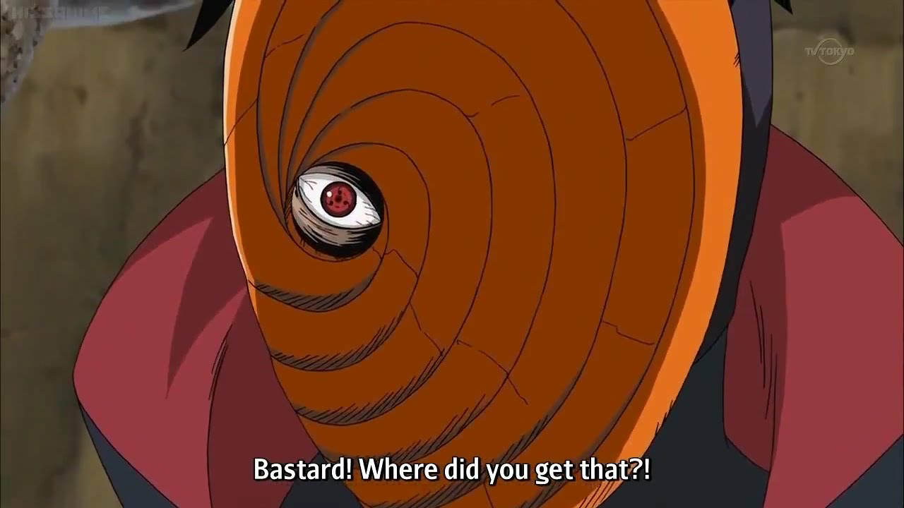 Naruto Shippuden Tobi Where did you get that?! Blank Meme Template