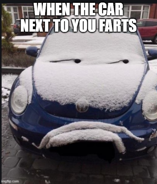 pigz | WHEN THE CAR NEXT TO YOU FARTS | image tagged in funny memes,funny,lol,cars,fun | made w/ Imgflip meme maker