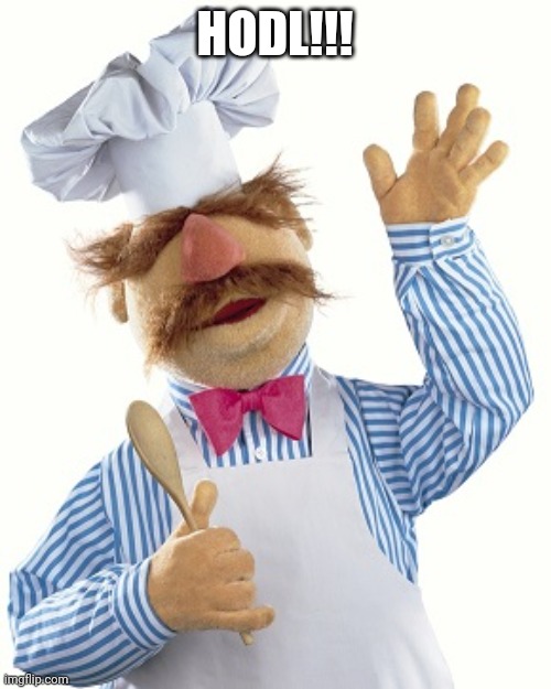 Swedish Chef | HODL!!! | image tagged in swedish chef | made w/ Imgflip meme maker