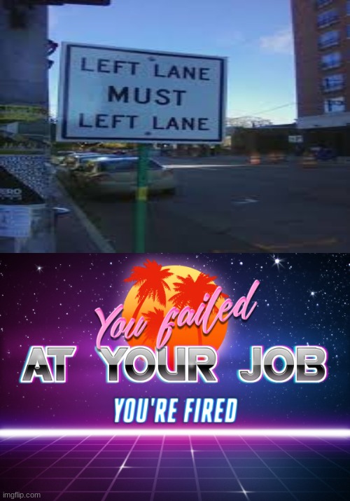 But why would you do that? | image tagged in you failed at your job you're fired | made w/ Imgflip meme maker