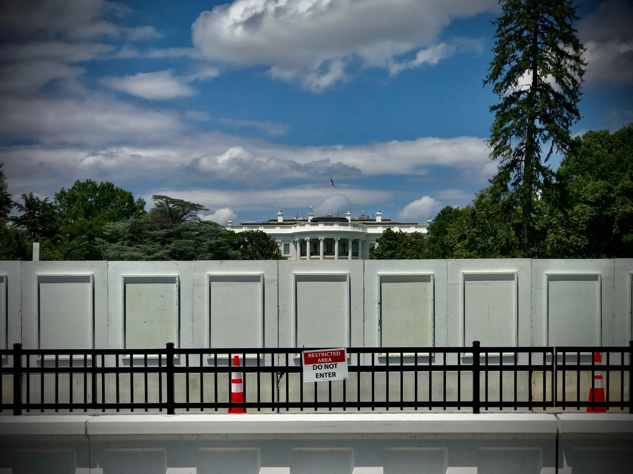 White House Wall Blank Meme Template