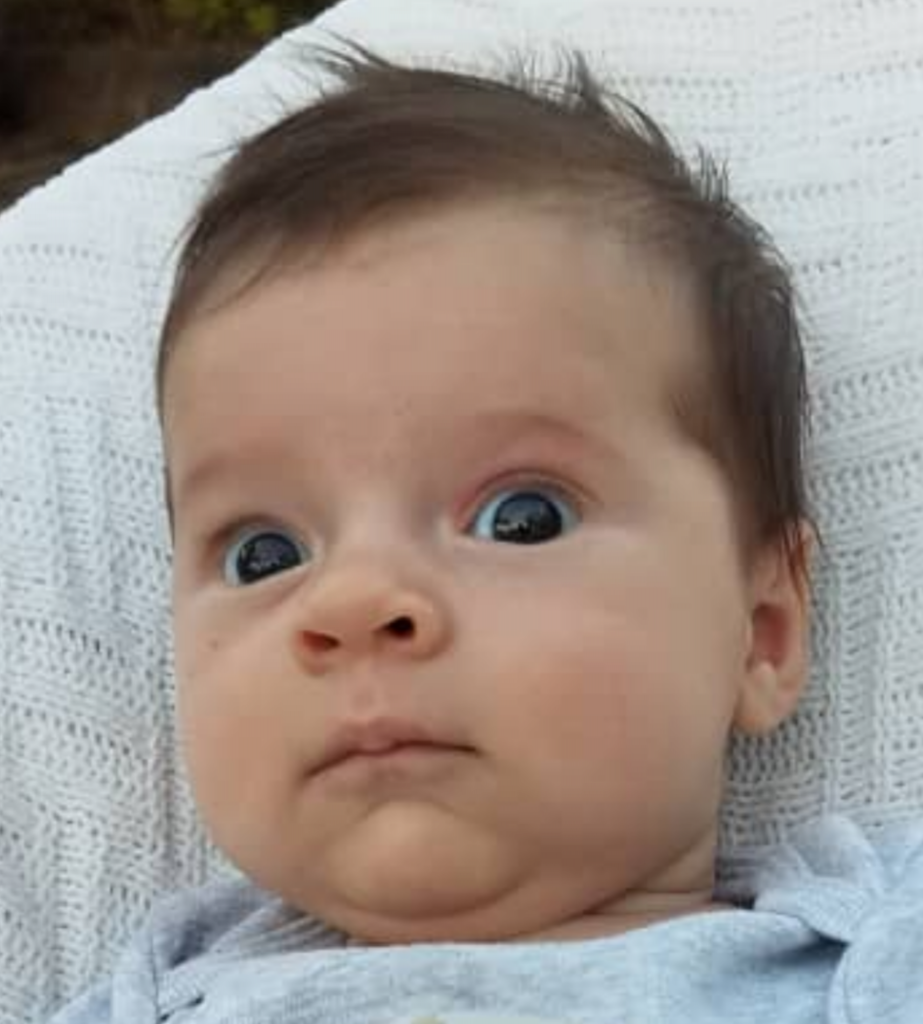 High Quality Deer in Headlights (baby edition) Blank Meme Template