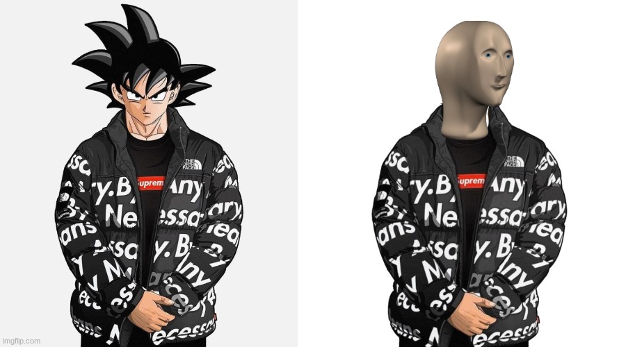 Supreme Drip Goku Meme