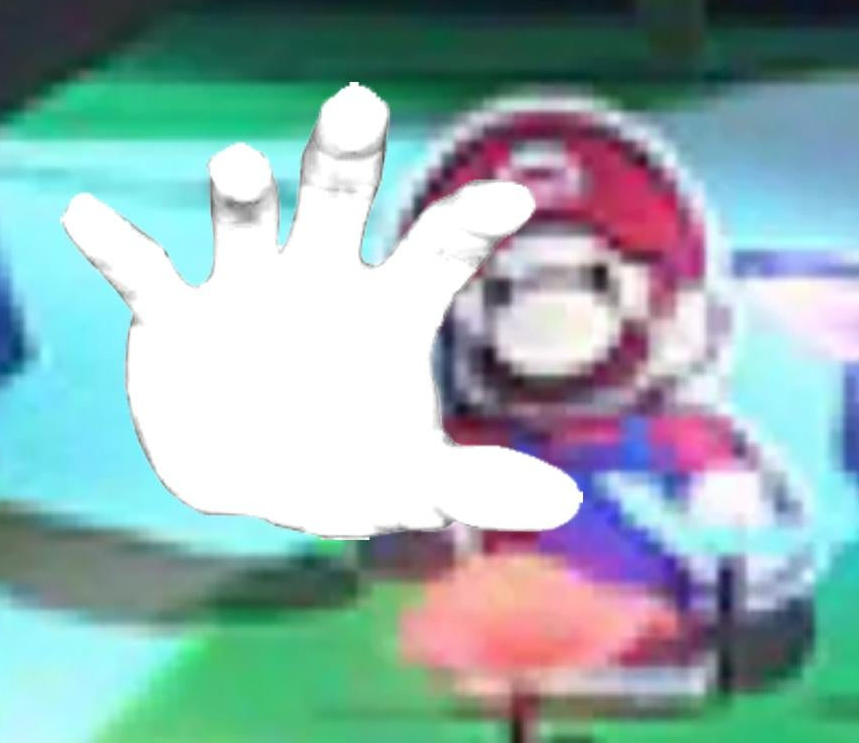 High Quality Mario Grab Blank Meme Template