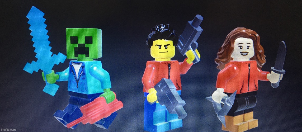Pico and friends but created in lego(With creeperdestroyer,Jadiendraws) | made w/ Imgflip meme maker