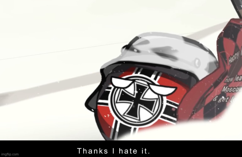 Thanks, I hate it | image tagged in thanks i hate it | made w/ Imgflip meme maker