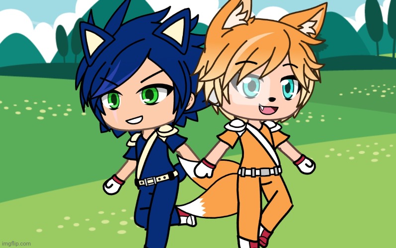 I Got Bored So Heres Some Sonic And Tails | image tagged in gacha life,sonic the hedgehog,tails,stop reading the tags,why are you reading this | made w/ Imgflip meme maker