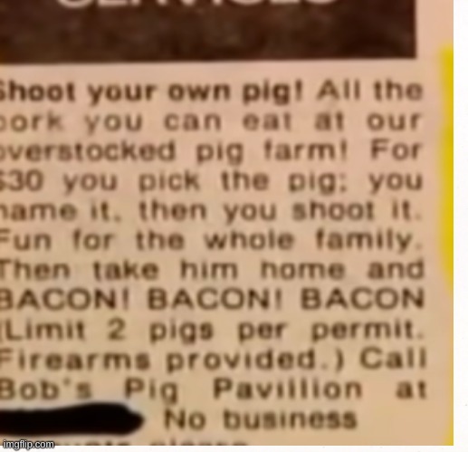 Shoot your own pig?!? | image tagged in shooting | made w/ Imgflip meme maker