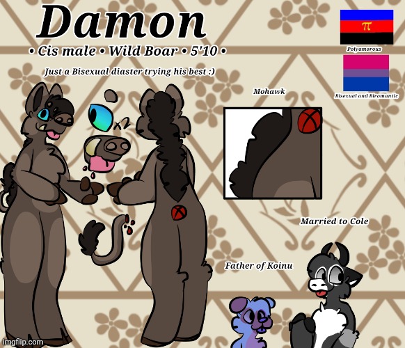 Someone got a new reference sheet <3 | made w/ Imgflip meme maker