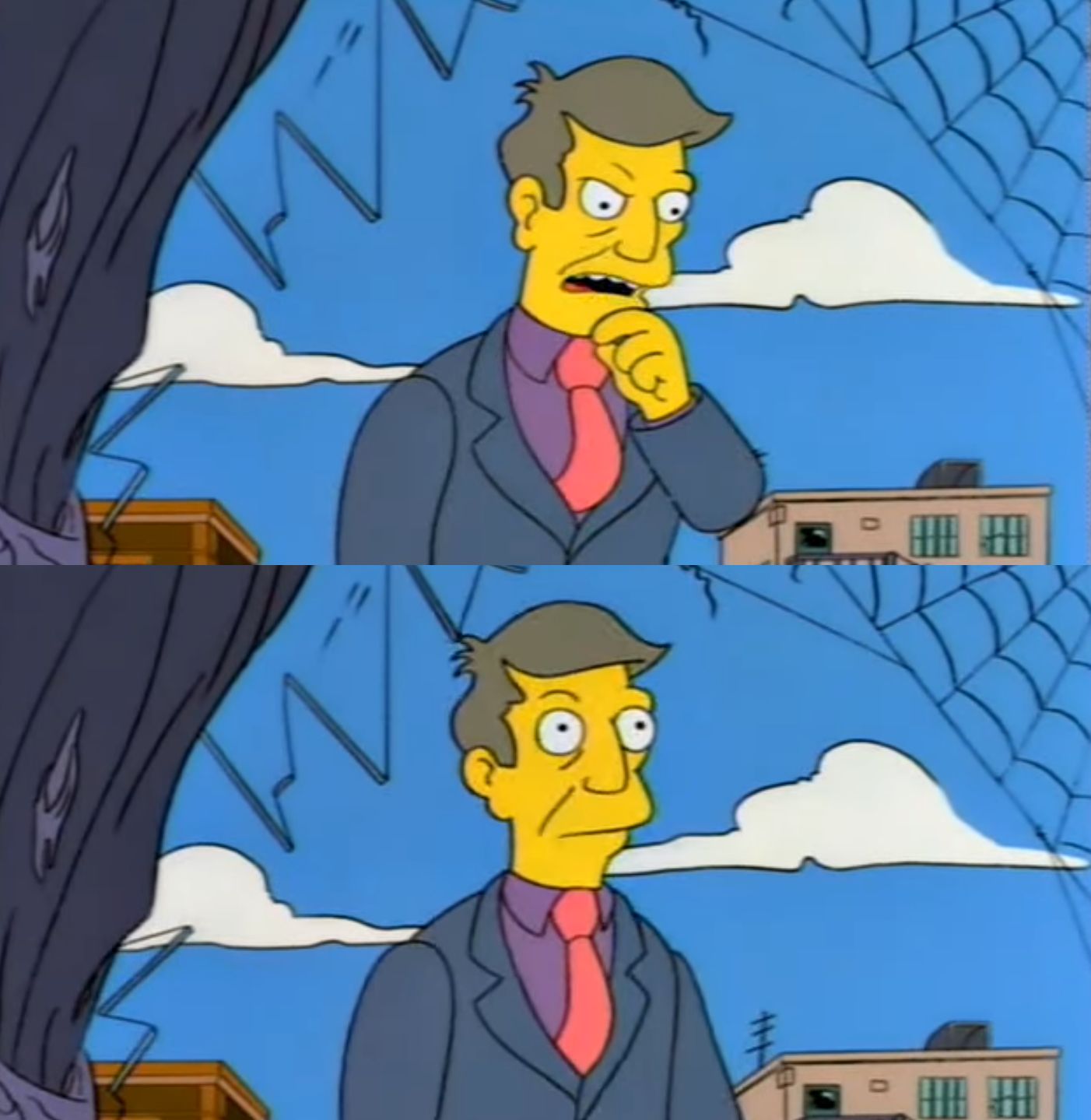 High Quality out of touch Simpsons Blank Meme Template