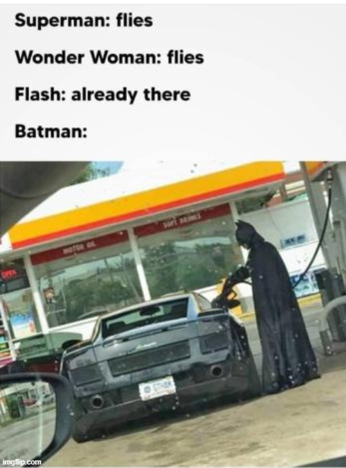 Batman lol | image tagged in batman,car | made w/ Imgflip meme maker