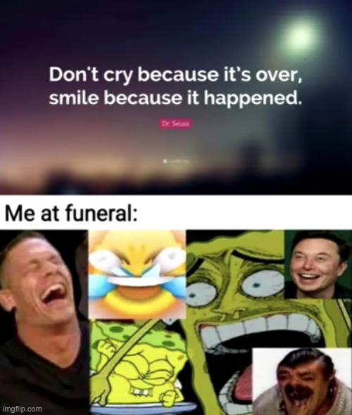 Funeral | image tagged in spongebob,deep fried | made w/ Imgflip meme maker