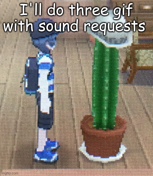 I will need link | I'll do three gif with sound requests | image tagged in forever alone pokemon sun and moon | made w/ Imgflip meme maker
