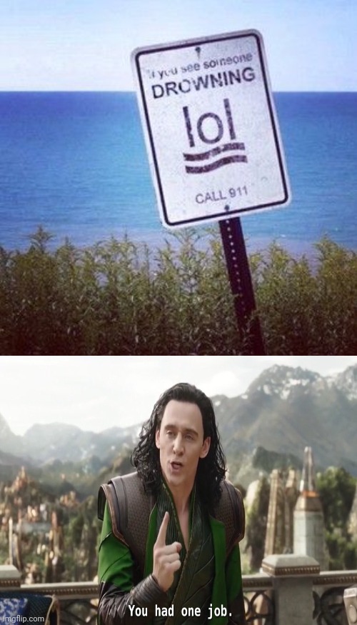 you had one job | image tagged in you had one job | made w/ Imgflip meme maker