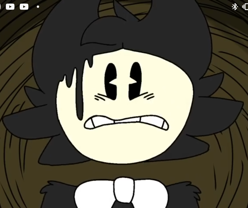 High Quality Scared Bendy Blank Meme Template