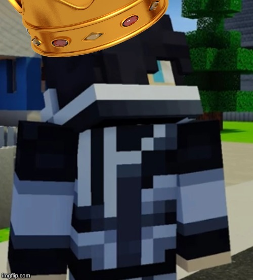 High Quality Zane with a crown Blank Meme Template