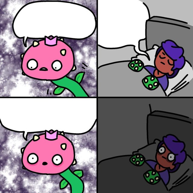 High Quality Rosa Brain Blank Meme Template