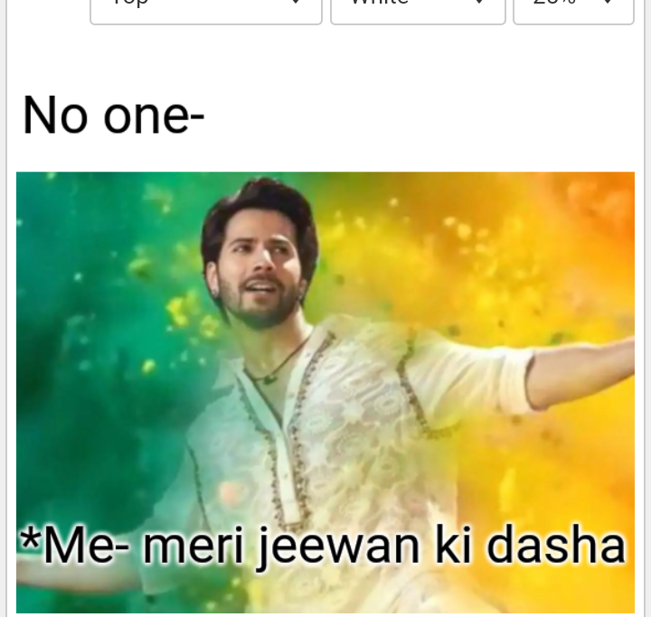 High Quality Varun dhawan Blank Meme Template