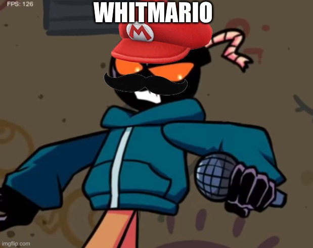 Whitty | WHITMARIO | image tagged in whitty | made w/ Imgflip meme maker