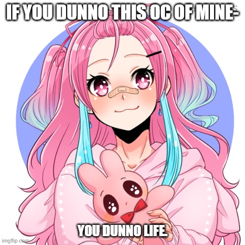 STEAL MY OC- I STEAL YOU LIFE >:v (i swear you steal her ill-ugh) | IF YOU DUNNO THIS OC OF MINE-; YOU DUNNO LIFE. | made w/ Imgflip meme maker
