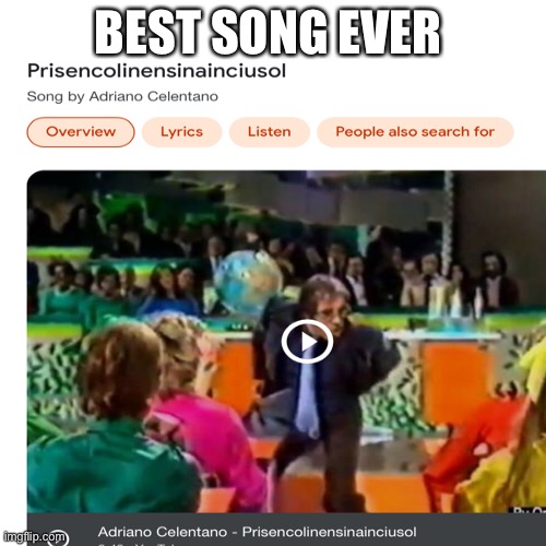 best song ever meme