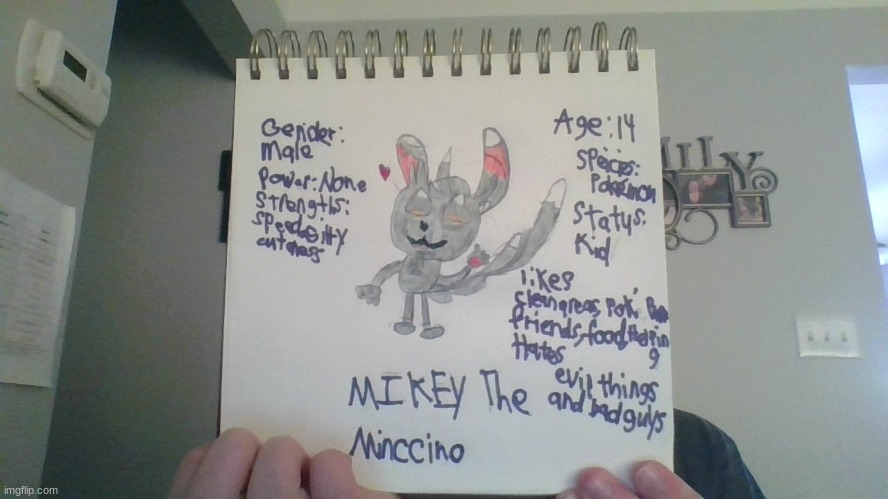 Mikey the Minccino | image tagged in pokemon | made w/ Imgflip meme maker