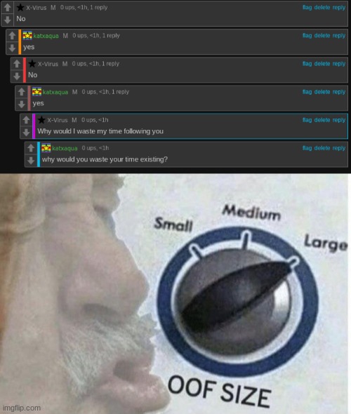 image tagged in oof size large | made w/ Imgflip meme maker