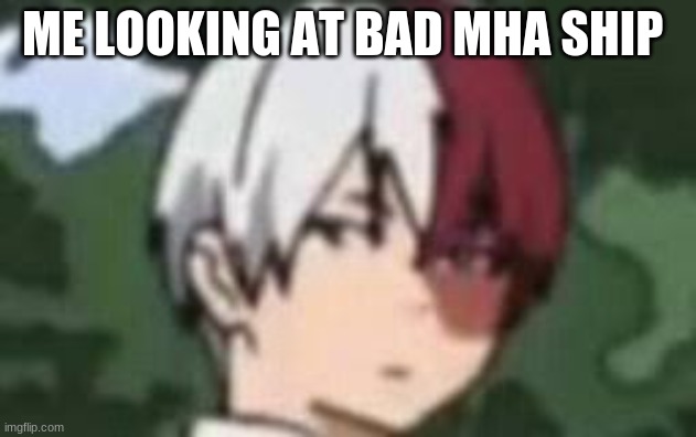 .. | ME LOOKING AT BAD MHA SHIP | made w/ Imgflip meme maker