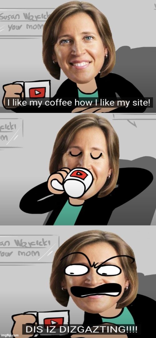 my coffee my site Blank Meme Template
