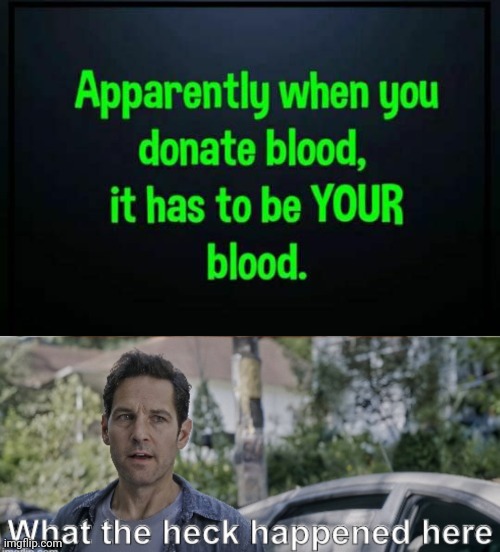 Wait wot | image tagged in antman what the heck happened here,funny,blood,dark humor | made w/ Imgflip meme maker