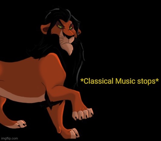 Classical music stops | image tagged in classical music stops | made w/ Imgflip meme maker