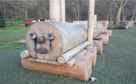 High Quality Thomas the Train made of wood Blank Meme Template