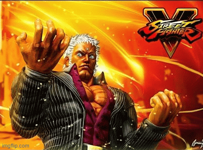 Urien | image tagged in gif,urien,street fighter 5,dlc | made w/ Imgflip images-to-gif maker