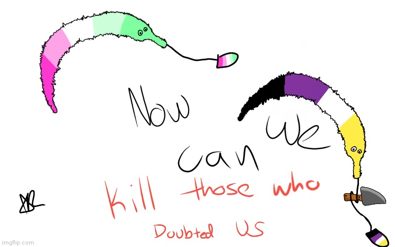 I made worms on a string because I just found out what they were, and I need them in my life right now | made w/ Imgflip meme maker