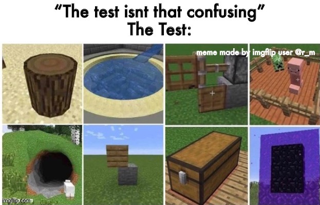 The Test: | made w/ Imgflip meme maker