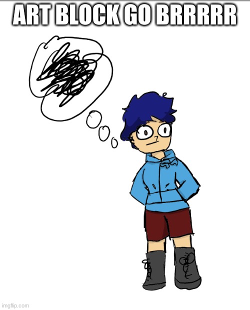 ART BLOCK GO BRRRRR | made w/ Imgflip meme maker