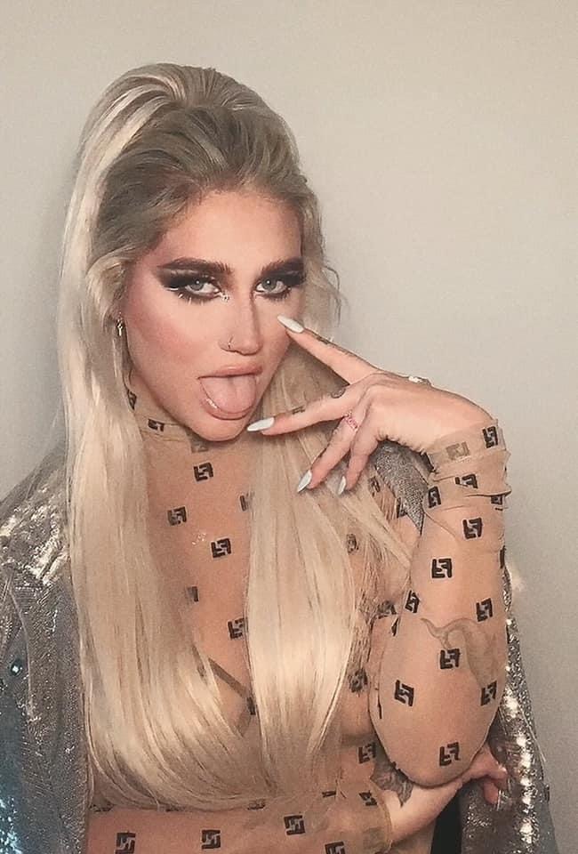 Kesha selfie Blank Meme Template