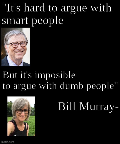Wanna know how to stop animal abusers? Stay in your house and play the ukulele! | "It's hard to argue with 
smart people; But it's imposible to argue with dumb people"; Bill Murray- | image tagged in black square,vegan | made w/ Imgflip meme maker
