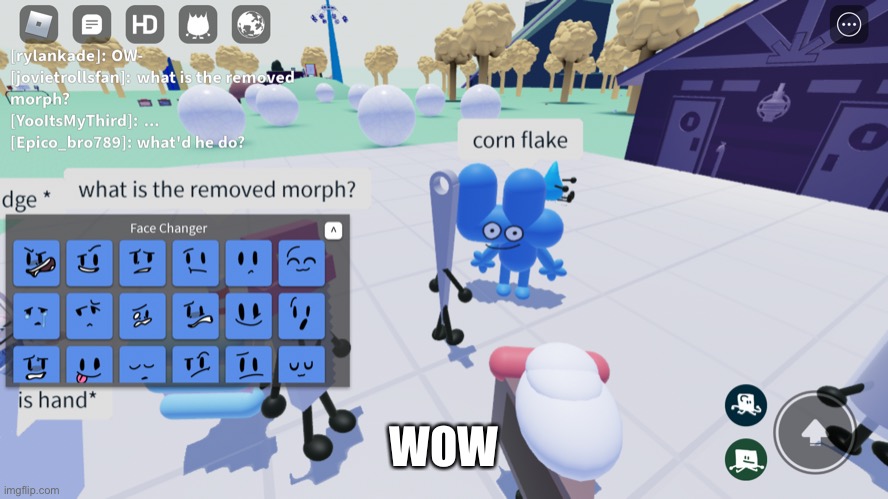 WOW | image tagged in bfb,four | made w/ Imgflip meme maker