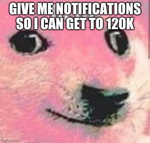 Glue | GIVE ME NOTIFICATIONS SO I CAN GET TO 120K | image tagged in glue | made w/ Imgflip meme maker