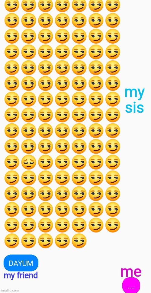 my sis; me; my friend | made w/ Imgflip meme maker