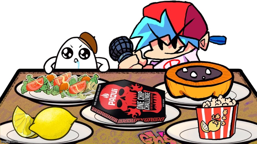 Why’s the egg dude eating fnf characters | made w/ Imgflip meme maker