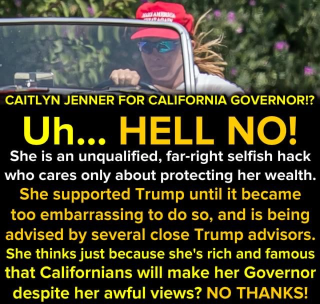 Caitlyn Jenner for California Governor Blank Meme Template