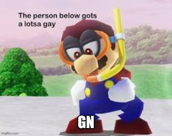 GN | image tagged in the person below gots a lotsa gay | made w/ Imgflip meme maker