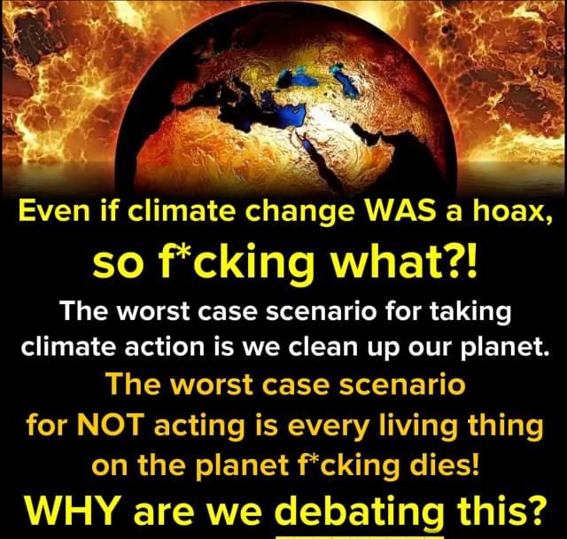 Climate change hoax Blank Meme Template