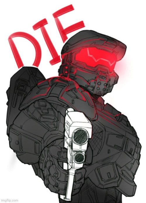 Image tagged in master chief pointing a gun - Imgflip