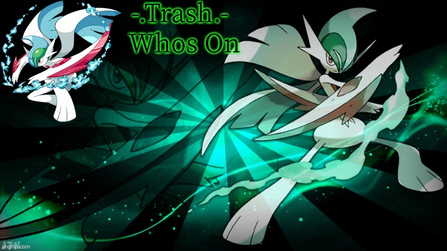 itachi's Mega Gallade Temp | Whos On | image tagged in itachi's mega gallade temp | made w/ Imgflip meme maker